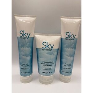 ARBONNE SKY for Men Shave Gel & After Shave Balm - 5 Oz NEW